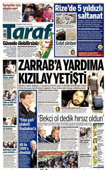 Gazete manşetleri (24 Aralık 2014)