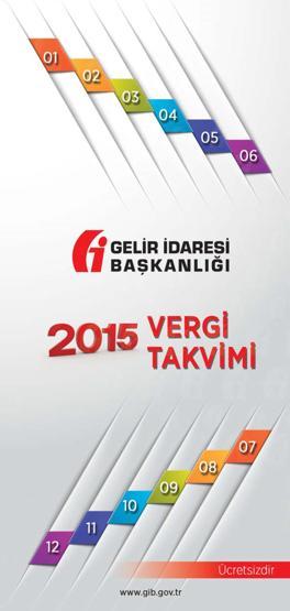 2015 yılı vergi takvimi