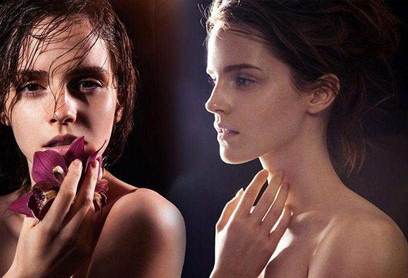 Emma Watsondan üstsüz sahne