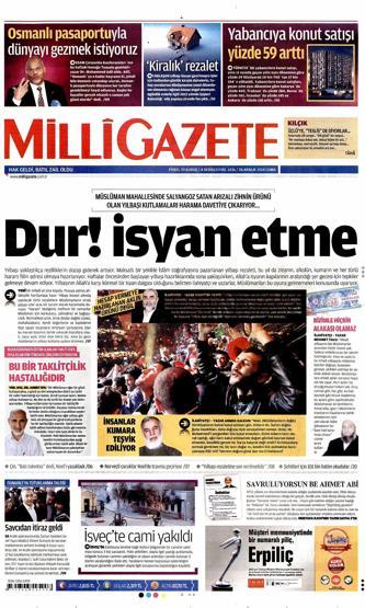 Gazete manşetleri (26 Aralık 2014)