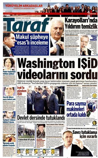 Gazete manşetleri (26 Aralık 2014)