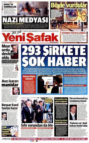 Gazete manşetleri (26 Aralık 2014)