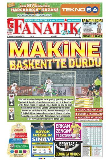Gazete manşetleri (27 Aralık 2014)