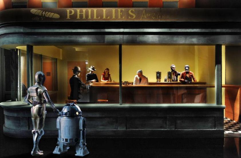 Dünyaca ünlü 20 resme Star Wars girerse