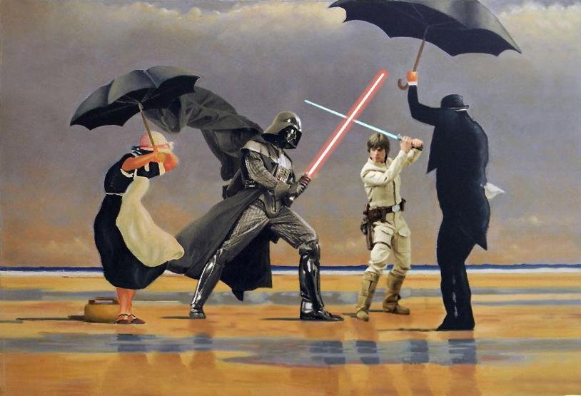 Dünyaca ünlü 20 resme Star Wars girerse