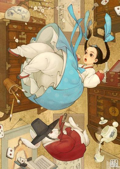 Manhwa usulü masal kahramanları