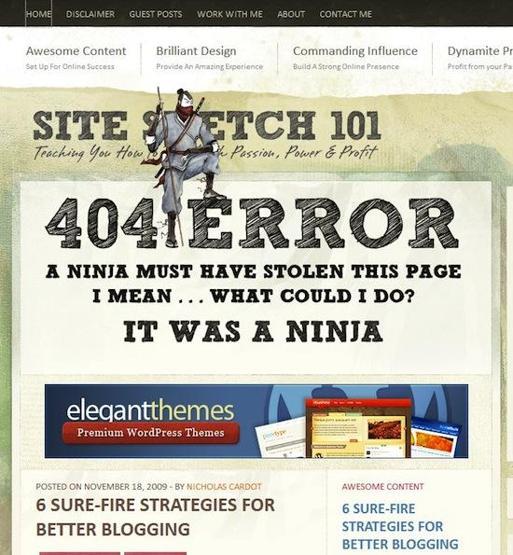 En iyi 404 sayfa bulunamadı hatası sayfaları
