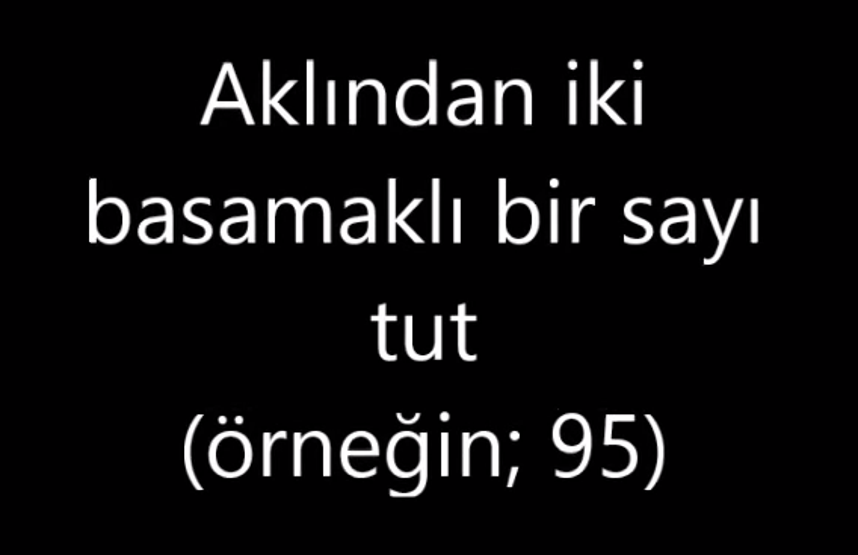 Sayılarla aklındaki rengi bul