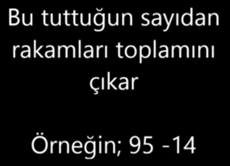Sayılarla aklındaki rengi bul