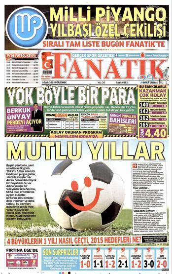 Gazete manşetleri (2 Ocak 2015)