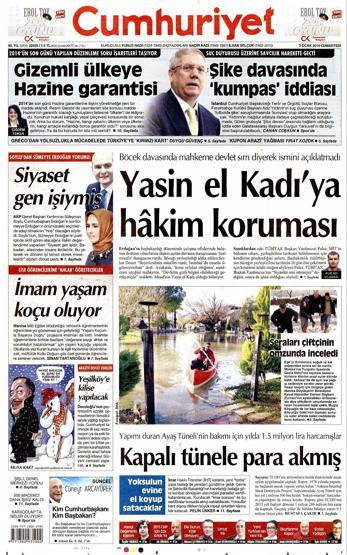Gazete manşetleri (3 Ocak 2015)