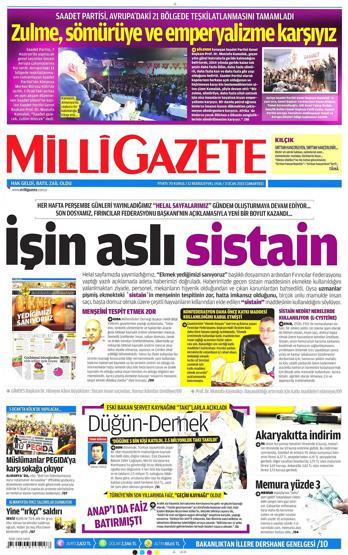 Gazete manşetleri (3 Ocak 2015)