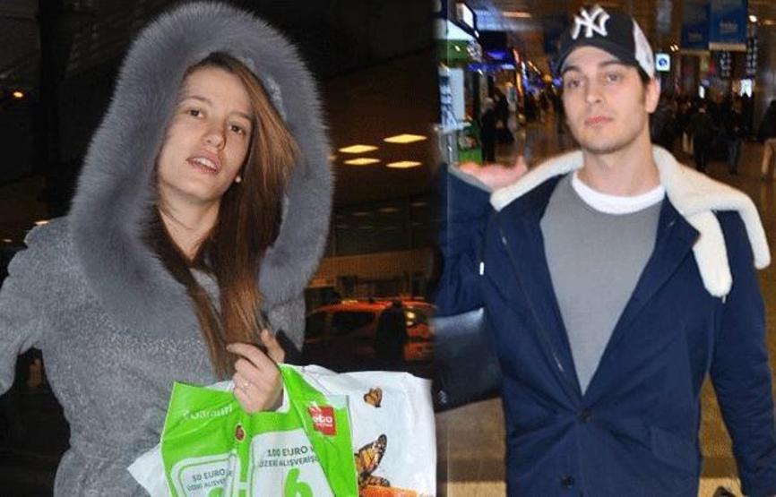 Çağatay Ulusoy ve Serenay Sarıkaya tatilden döndü
