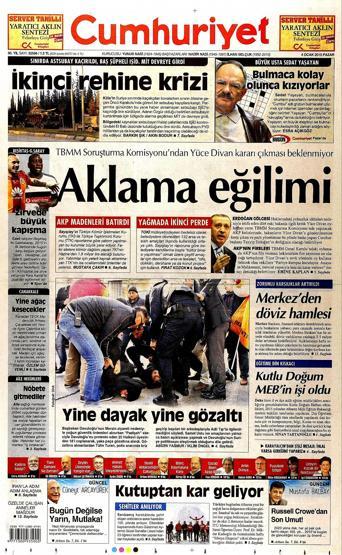 04 Ocak 2015 (Gazete manşetleri)