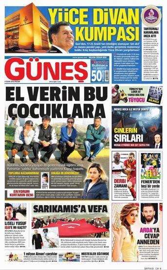 04 Ocak 2015 (Gazete manşetleri)
