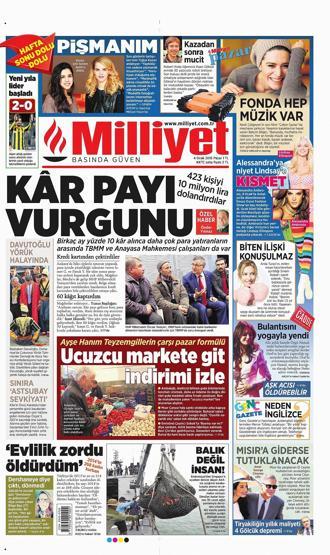 04 Ocak 2015 (Gazete manşetleri)