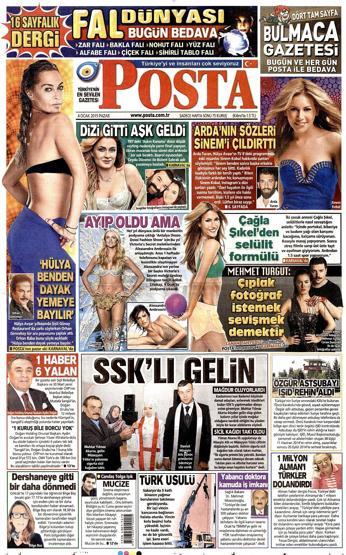 04 Ocak 2015 (Gazete manşetleri)
