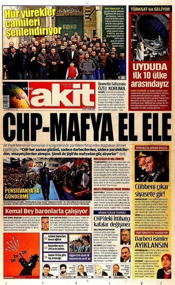 04 Ocak 2015 (Gazete manşetleri)