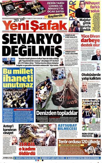 04 Ocak 2015 (Gazete manşetleri)