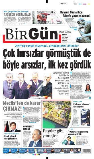 Gazete manşetleri (06 Ocak 2015)