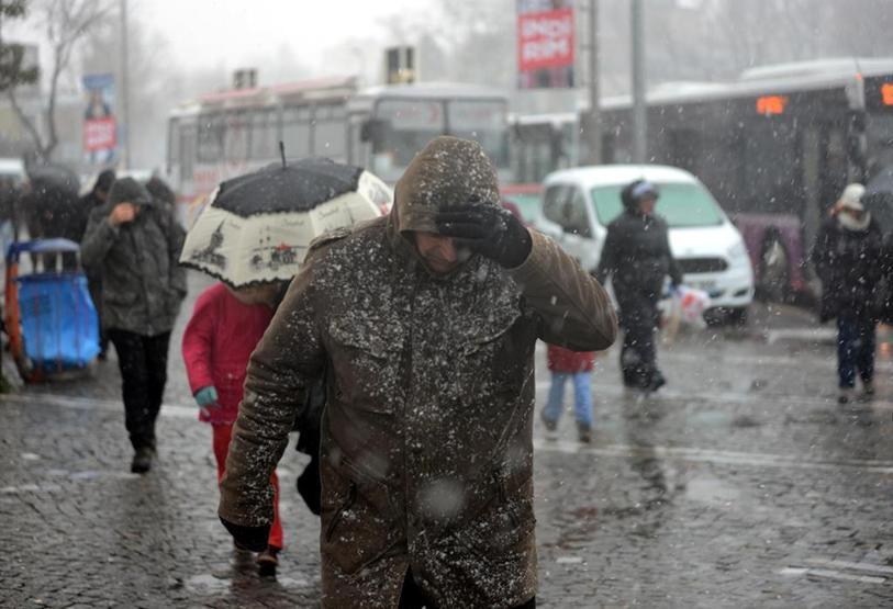 İstanbul buz kesti, sıcaklık eksi 9a düştü
