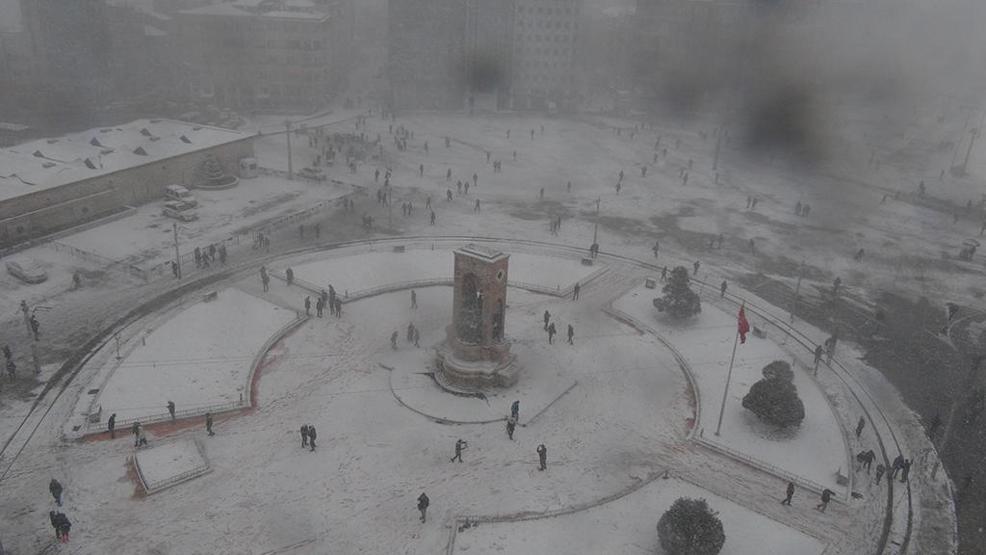 İstanbul buz kesti, sıcaklık eksi 9a düştü