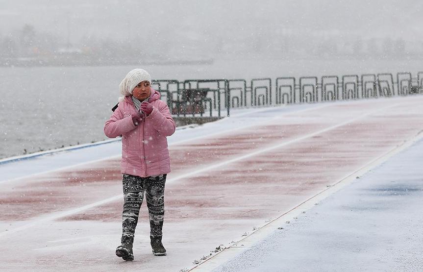 İstanbul buz kesti, sıcaklık eksi 9a düştü