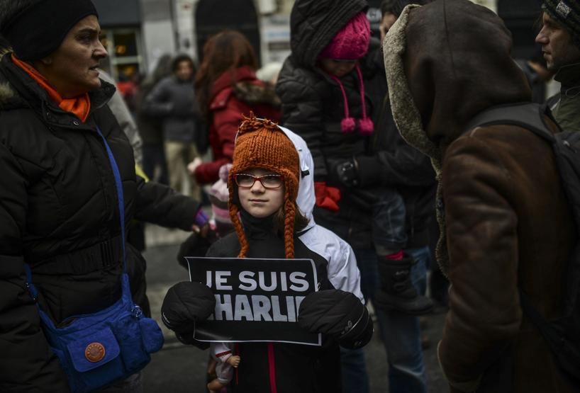 Dünyadan Charlie Hebdo protestoları görüntüleri