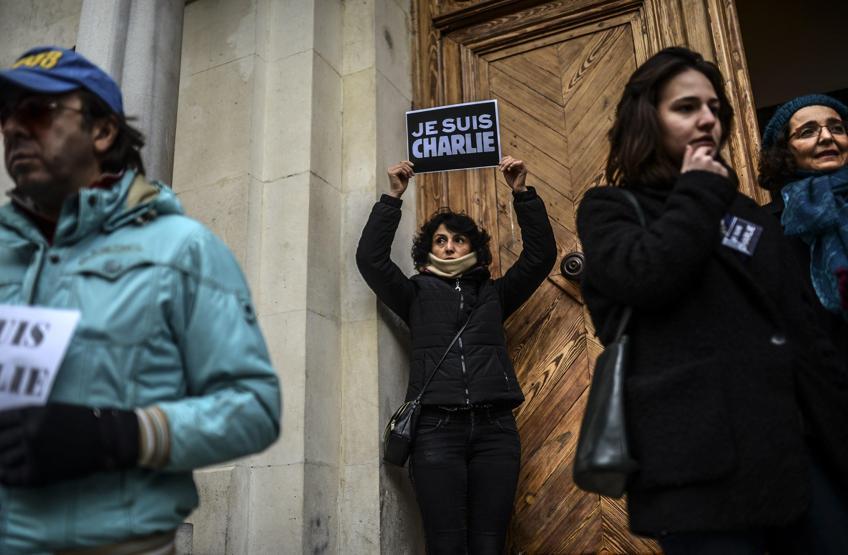 Dünyadan Charlie Hebdo protestoları görüntüleri
