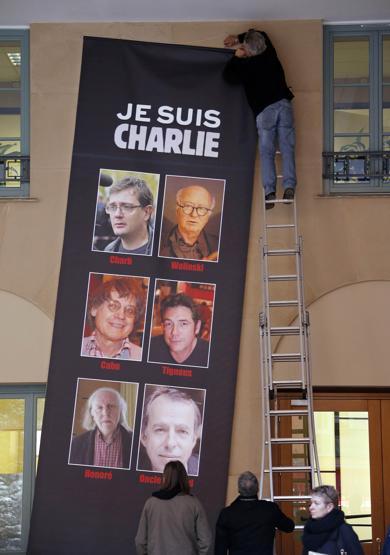 Dünyadan Charlie Hebdo protestoları görüntüleri