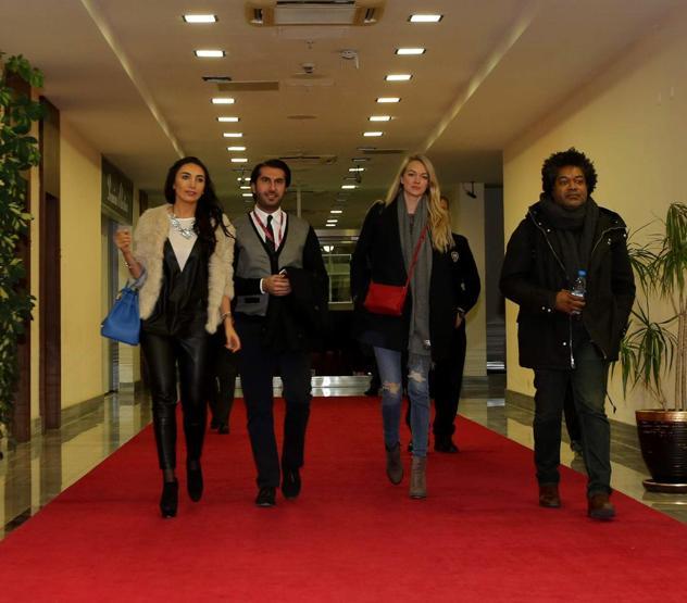 Lindsay Ellingson, Türk hamamında banyo istedi