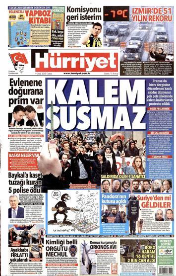 9 Ocak gazete manşetleri