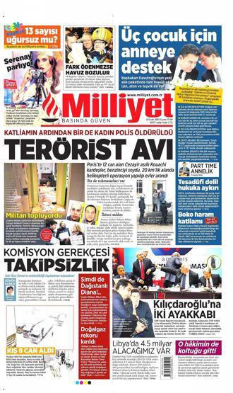 9 Ocak gazete manşetleri