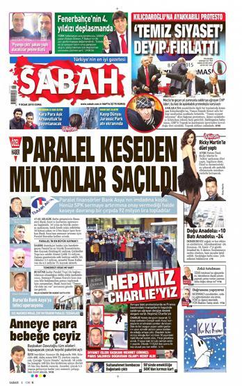 9 Ocak gazete manşetleri
