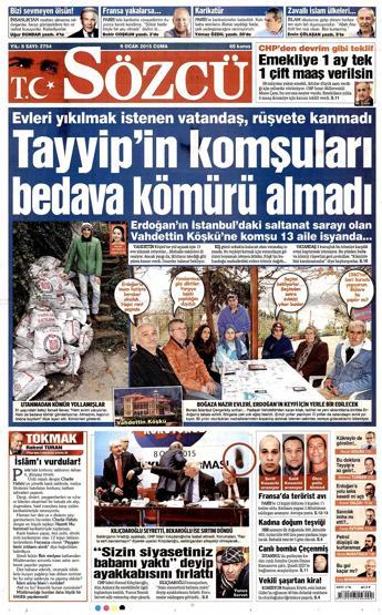 9 Ocak gazete manşetleri