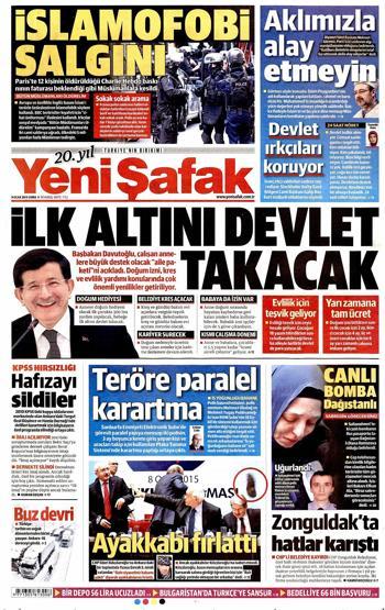 9 Ocak gazete manşetleri