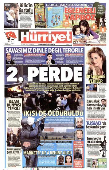 Gazete manşetleri