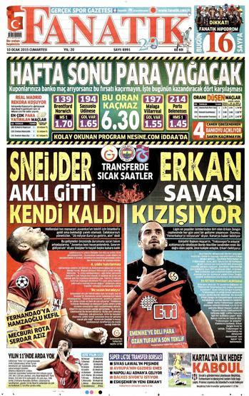 Gazete manşetleri
