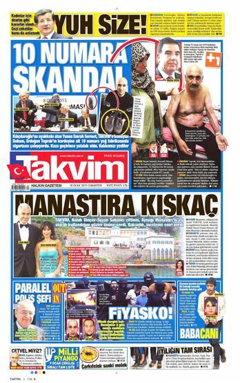 Gazete manşetleri
