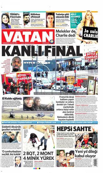 Gazete manşetleri