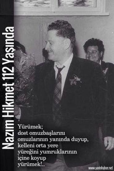 Nazım Hikmet 113 yaşında