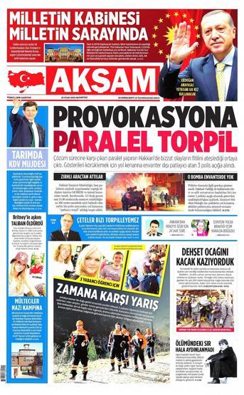 Gazete manşetleri (19 Ocak 2015)