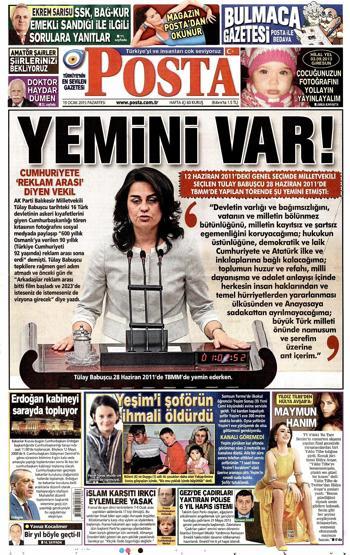 Gazete manşetleri (19 Ocak 2015)