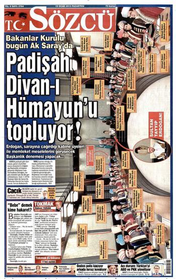 Gazete manşetleri (19 Ocak 2015)