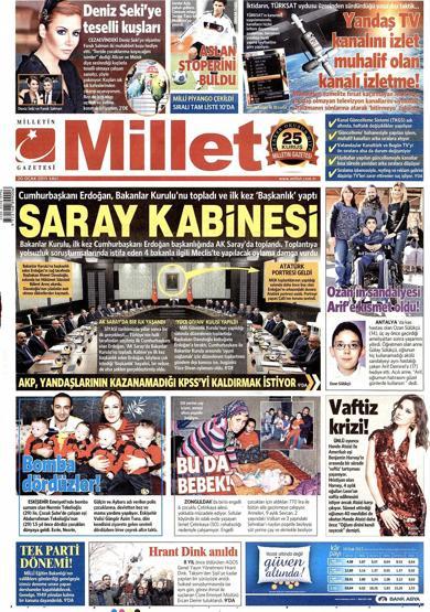 Gazete manşetleri (20 Ocak 2015)