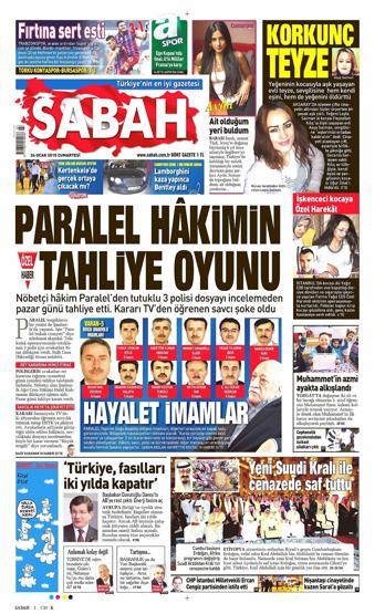 Gazete manşetleri (24.01.2015)