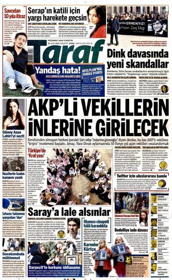 Gazete manşetleri (24.01.2015)