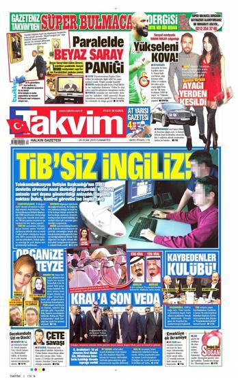 Gazete manşetleri (24.01.2015)