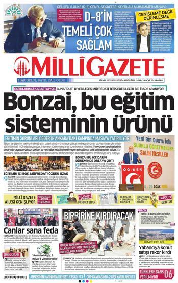 Gazete manşetleri (25.01.2015)