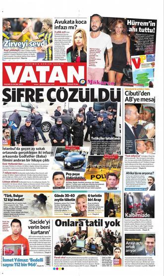 Gazete manşetleri (25.01.2015)